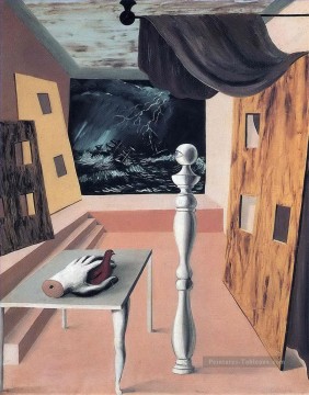 René Magritte œuvres - la traversée difficile 1926 René Magritte